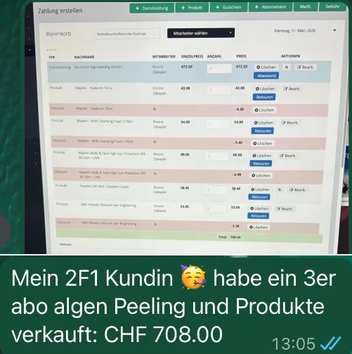 Verkaufsnachricht von Rosine